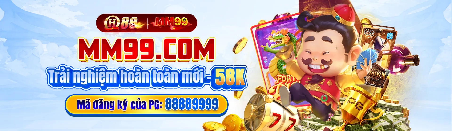 Hình ảnh chính của trang trò chơi slot MKSport với ưu đãi khuyến mãi